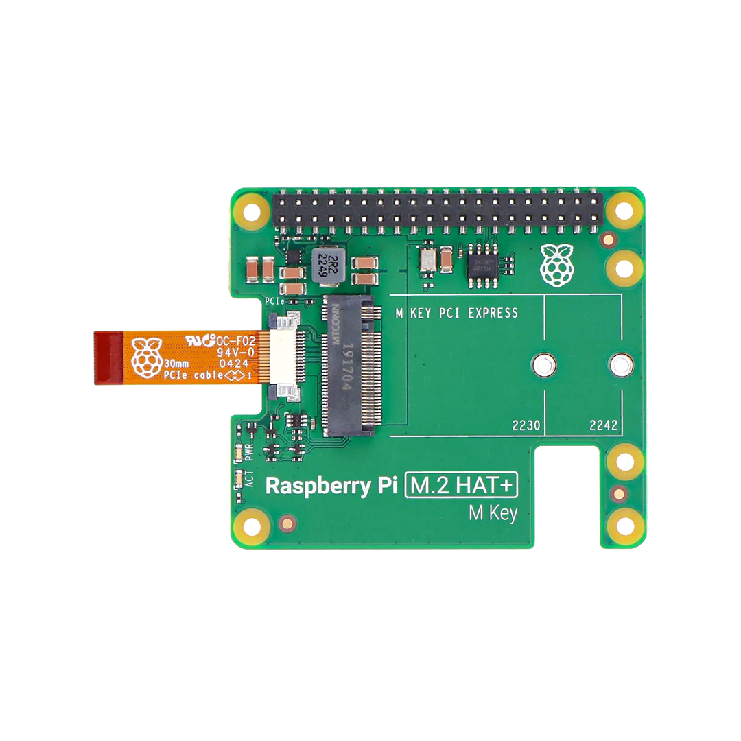 Raspberry Pi M.2 HAT+ - Official M.2 SSD Adapter for Raspberry Pi